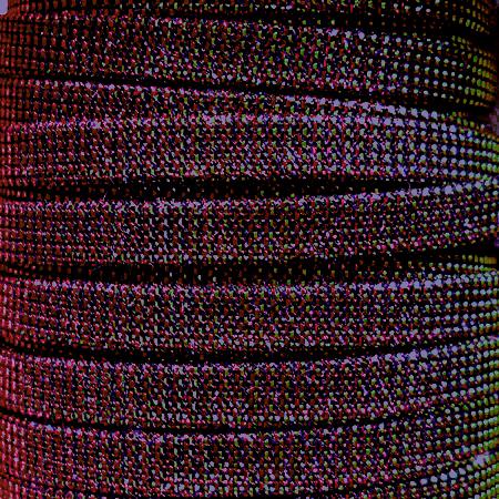 5 mm flat mardi gras iridescent fabric